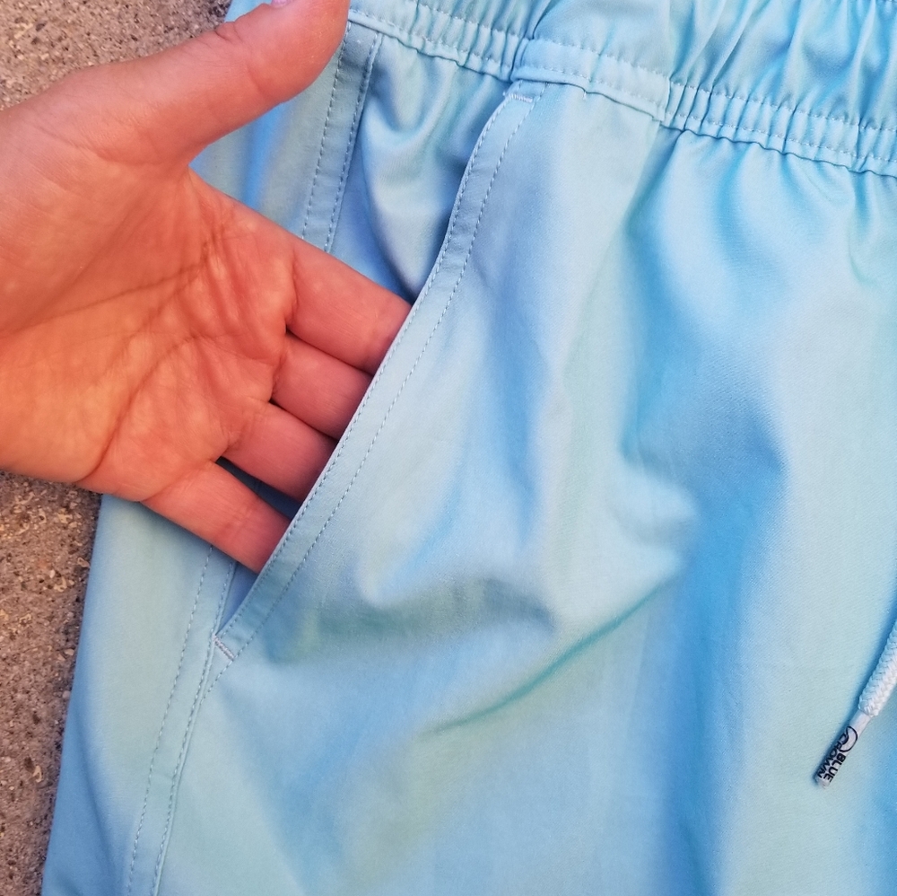 Blue Crown Drawstring Shorts - Picture 4 of 6